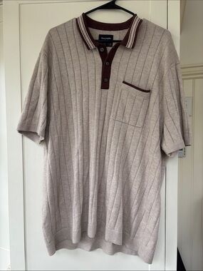 Abercrombie & Fitch Cream Polo